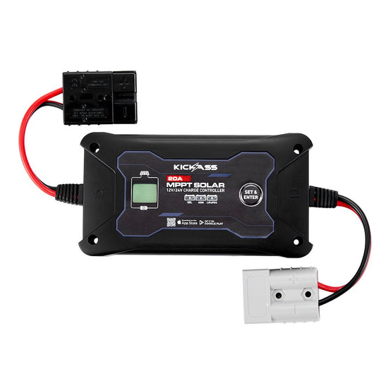 KickAss ProductsKickAss 20A 12V/24V MPPT In - Line Solar Charge ControllerKA24MPPTIL20A